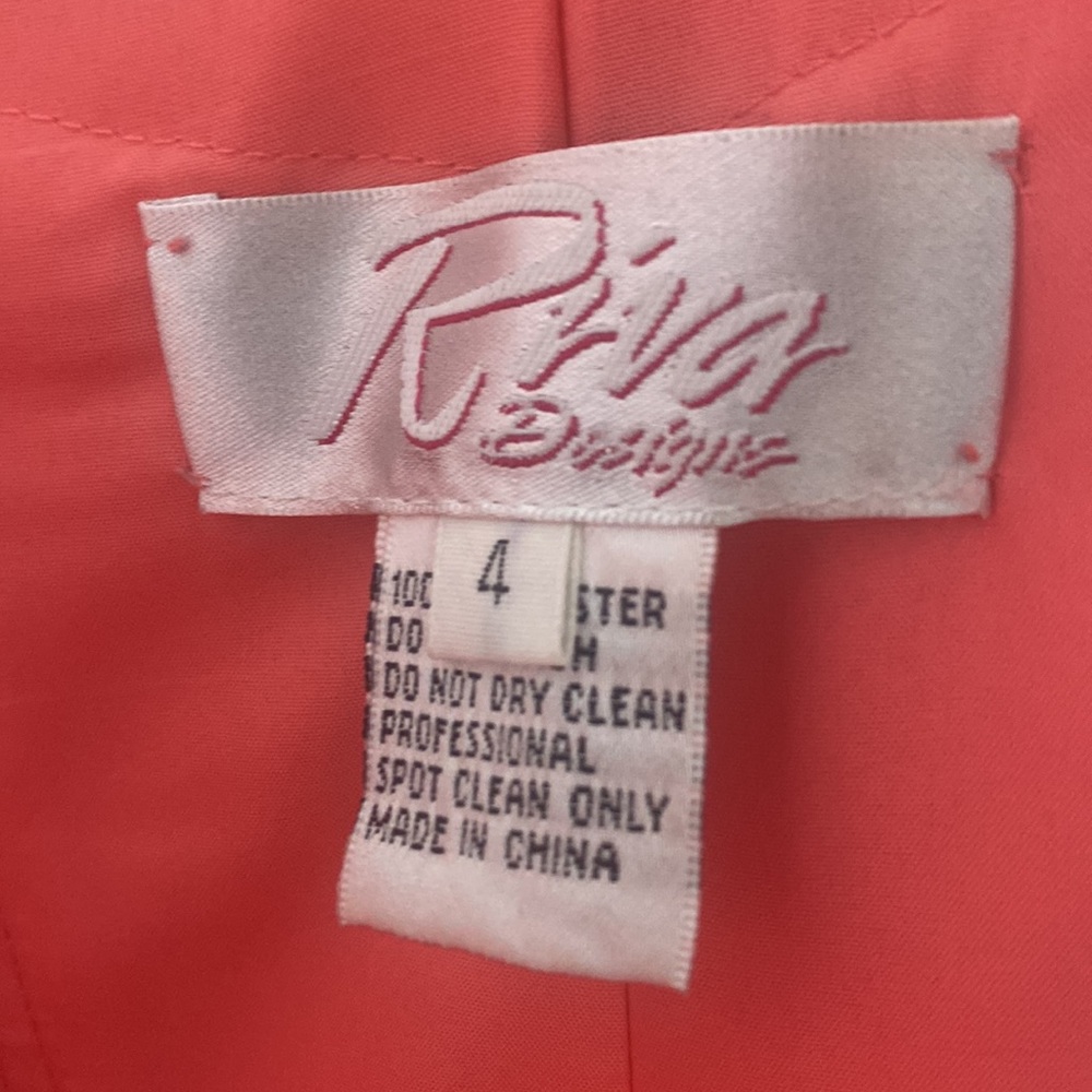 Riva Designs Red Strapless Prom Dress - Picture 10 of 11